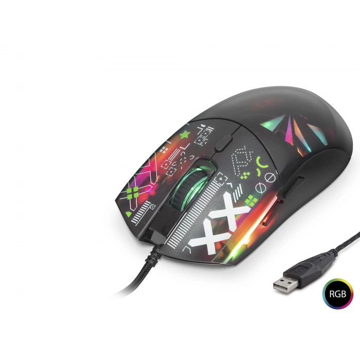 Good Pro G306D Mouse 7200 Dpi Rgb Cyber Desenli - Siyah