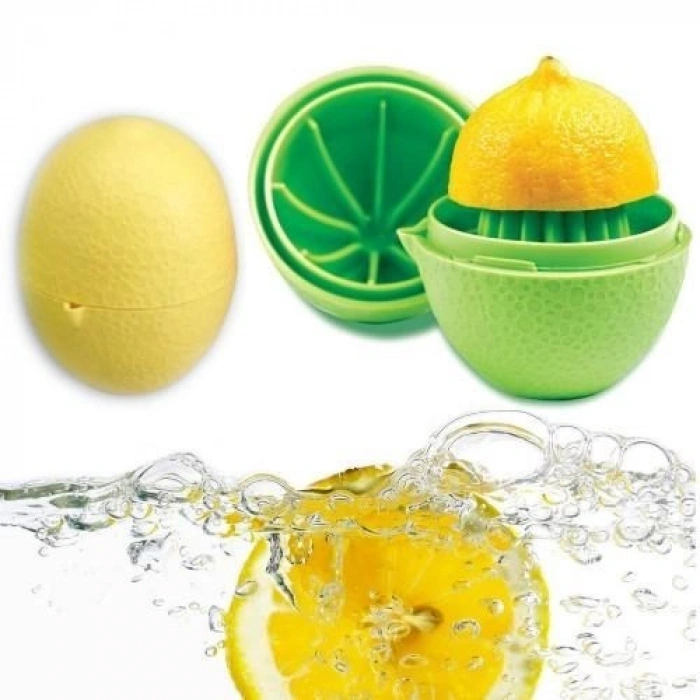 Limon Sıkacağı Aparatı Hazneli Kapaklı Hijyenik Pratik Kolay