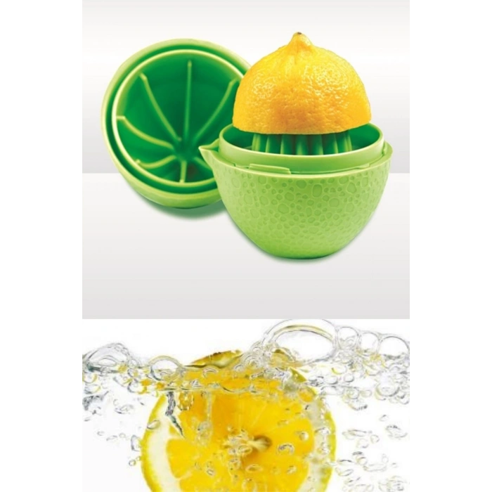 Limon Sıkacağı Aparatı Hazneli Kapaklı Hijyenik Pratik Kolay
