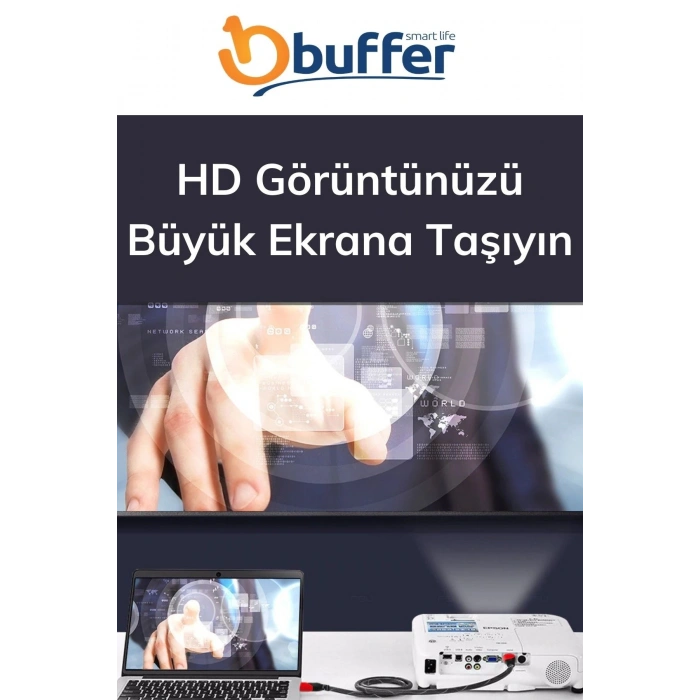 Görüntü Aktarma Kablosu HDMI Kablosu HDTV Bilgisayar Uydu Görüntü Ses Full HD Sargılı