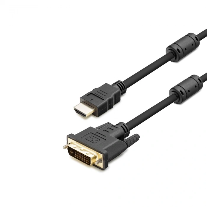 HDMI to DVI-D 24+1 Görüntü Kablosu 1.8 m Siyah HDX7752