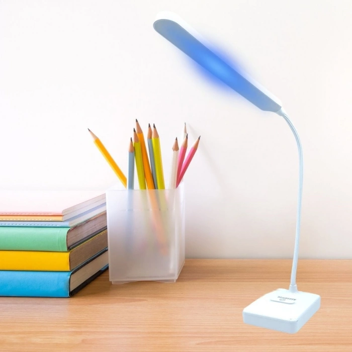 Masa Lambası İnce Uzun USBli Dokunmatik 3 Kademeli 360 Derece Göz Korumalı LED Lityum