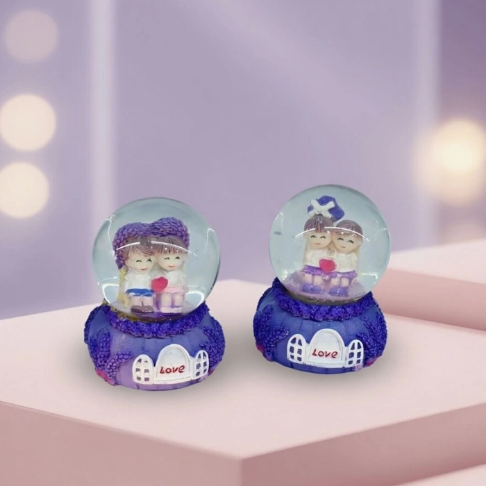 Işıklı Mini Boy Kar Küresi