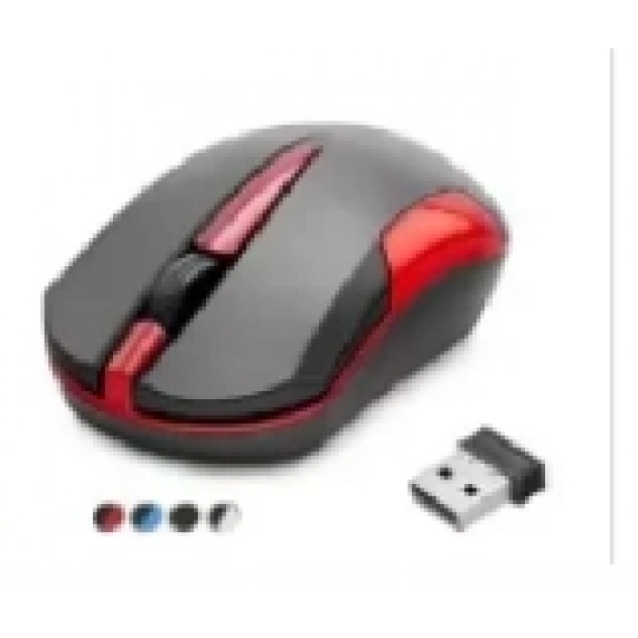 Kablosuz Mouse 2.4 Ghz 1600 Dpi Kırmızı HDX3407R