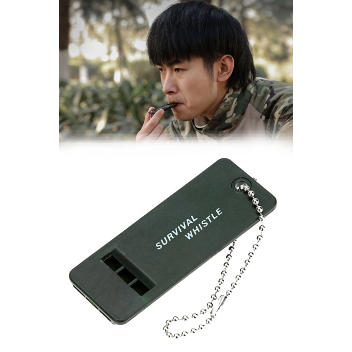 Survival Plastik Düdük Kamp Outdoor Yaşam Yüksek Sesli Acil Durum