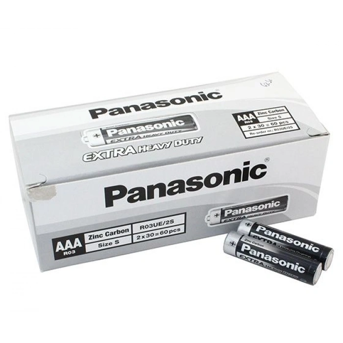 Manganez İnce Kalem AAA Pil 60Lı Paket