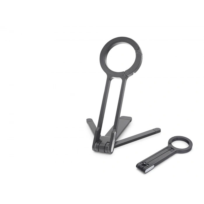 Manyetik Katlanir Masaüstü Telefon Standi Metal - Siyah ND8030