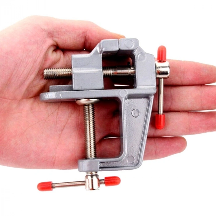 Sabitleme Sıkıştırma Aparat 30mm Küçük Boy Masa Tezgah Hobi Mengenesi