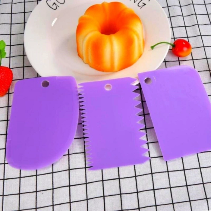 Kazıyıcı Dekoratör Set Pasta Hamur Şekillendirici Spatula Kesici