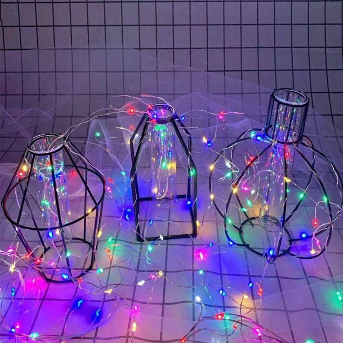 RGB Gaming Aydınlatma 3 Metre Pil İle Çalışan Dekor Amaçlı Peri LED Işık