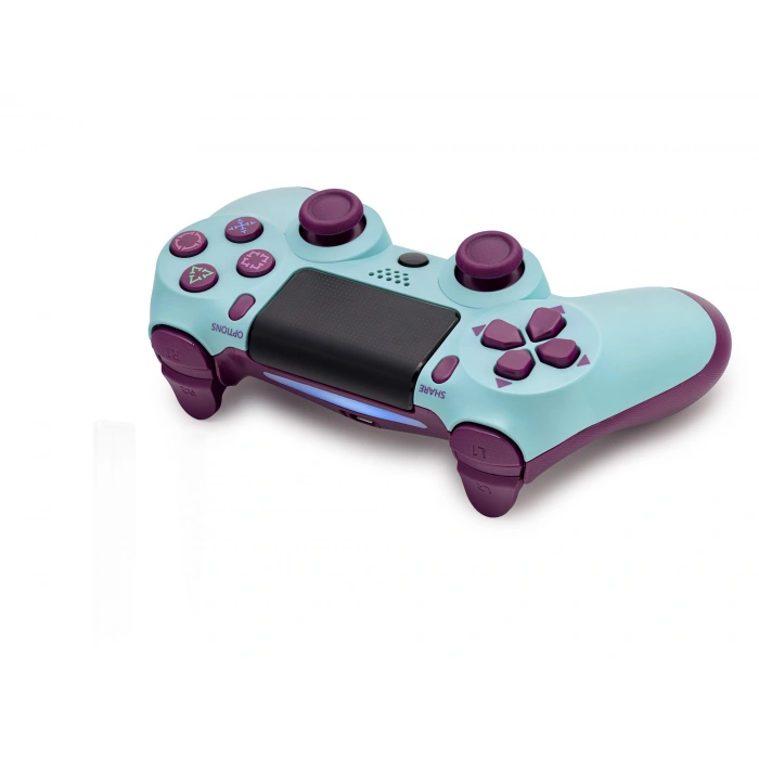 Ps4 Uyumlu Kablosuz Gamepad Oyun Kolu - Mor Turkuaz ND400E