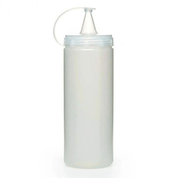 Yağdanlık 400 Ml Kapaklı Sızdırmaz Yağlık Sosluk Şişesi Plastik Şeffaf