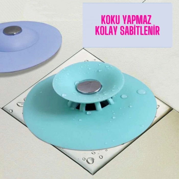 Süzgeç Çeşitleri M Silikon Malzeme Banyo Mutfak Gider Evye Lavabo İçine Çöp Tıpası Kayma Önleyici