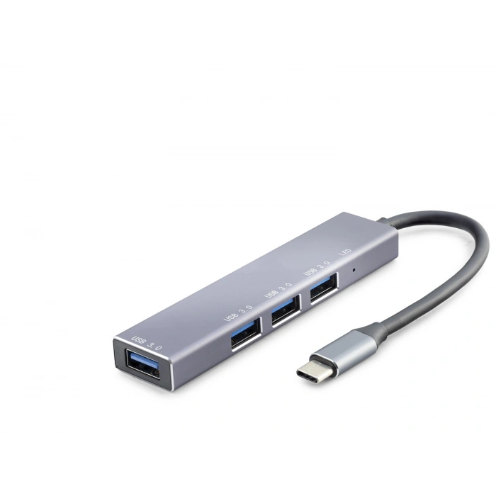 Type-c 3.0 Hub 4 Port 5 Gbps Gri HDX7043