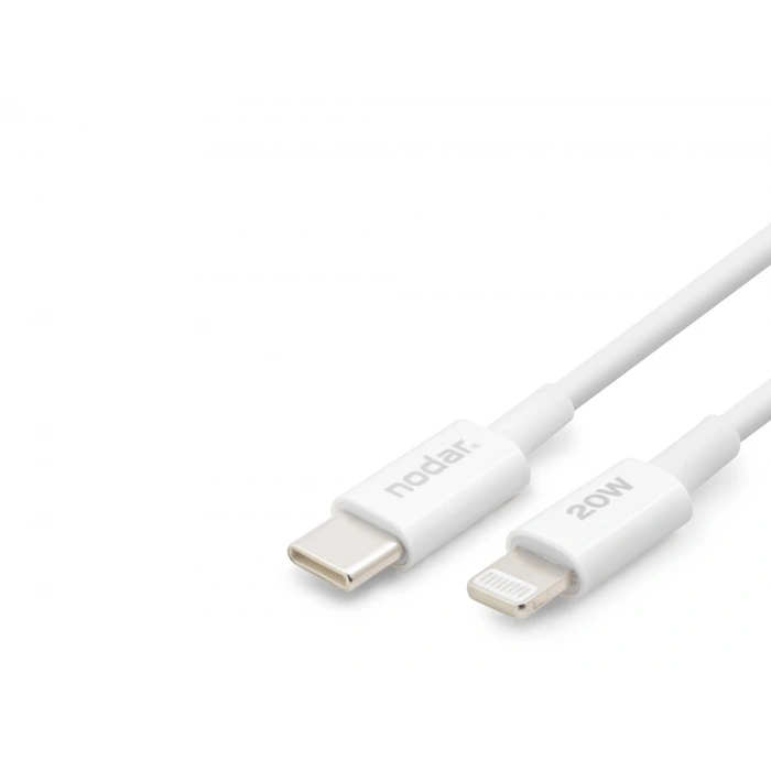 Type-C Lightning Şarj Ve Data Kablosu 20W 1 M - Beyaz ND1151