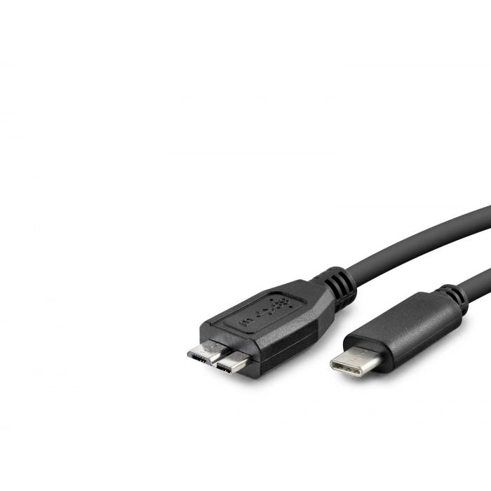 Type-C To Micro-B 3.0 Kablosu 60 Cm - Siyah HDX1062