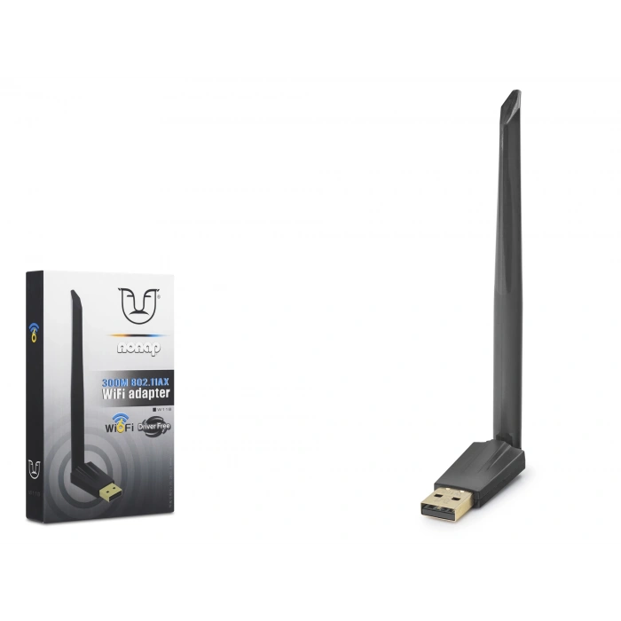 Usb Wifi Adaptör 300 Mbps Wifi 6 Dahua Dvr Uyumlu W118
