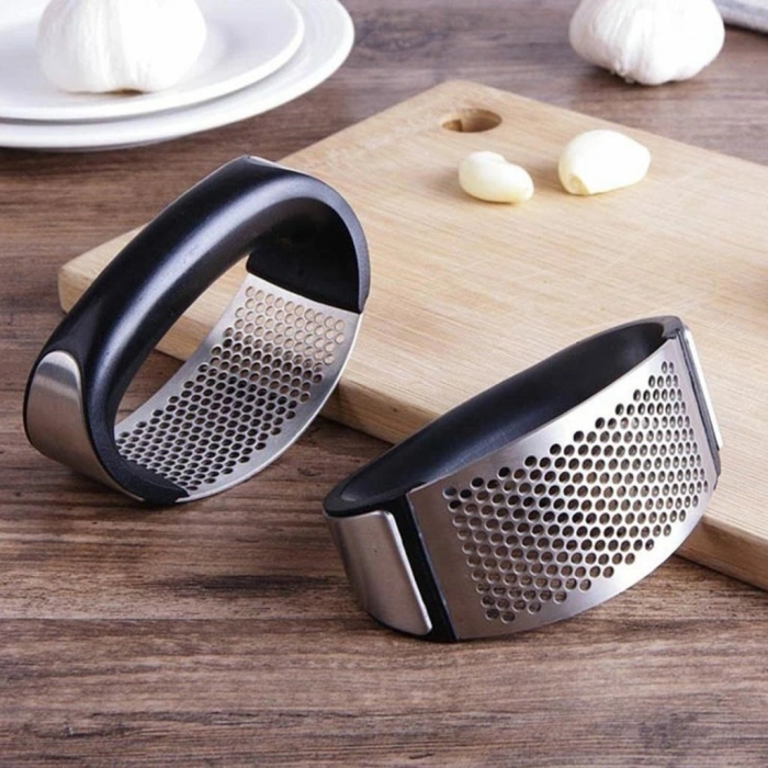Çelik Garlic Press Yeni Sarımsak Ezici Paslanmaz