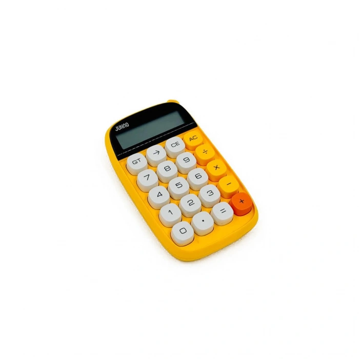 ZR734 Jn-660 Junno Sarı Hesap Makinesi