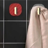 Dolap Kapak Kulpu 2 Adet Kendinden Yapışkanlı Retro Askılık Kırmızı