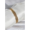 316L Çelik Gold Renk 3lü Kadın Bileklik TJ-BB8384