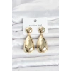 316L Çelik Gold Renk Damla Model Kadın Küpe TJ-BKP11830