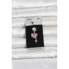 316L Cerrahi Çelik Pembe Zirkon Taşlı Model Göbek Piercing TJ-PR1408