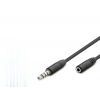 3.5 Mm Trrs Aux Uzatma Kablosu 3 M - Siyah HDX1011