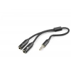 3.5Mm Mikrofon Ve Aux Ses Ayırıcı Adaptör Siyah HDX1083