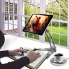 Tablet Standı 360 Derece Döner Yapılı Mutfak Masaüstü Telefon Ayarlanabilir Esnek Ayaklı Metal