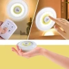 LED Spot Lambalar 3 Parça Uzaktan Kumandalı Pil İle Çalışan Kendinden Yapışkanlı Kablosuz