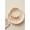 Anahtar ve Fil Model Pembe Charmlı Bileklik TJ-BB8753
