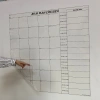 Takvim Plan Çizelgesi Aylık Planlayıcı Manyetik Duvar Stickerı