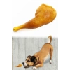 Köpekler İçin Tavuk Budu Şeklinde Çiğneme Oyuncağı