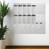 Stickerı 105 X 100 Cm Çarpım Tablosu Ezberleme Manyetik Duvar