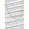 CM 14K Gold Renk İnce Zincirli Kadın Kolye TJ-BKO10926