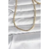 CM 14K Gold Renk Yılan Zincir Model 60 cm Kadın Kolye TJ-BKO10995