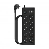 Çoklu Priz 10 lu + 3 USB + 1 Type-C 3680W 16A Anahtarlı Akım Korumalı Uzatma Prizi (2 Metre Kablo) FTR14
