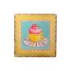 Duvar Süsü Decotown Duvar Panosu 40*40 Cup Cake Muffin Motifli