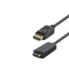 DisplayPort to HDMI Görüntü Kablosu 4K 30 Hz 1.8 m Siyah HDX7796