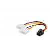 Ekran Kartı Power Y Kablosu 2X 4 Pin To 6 Pin 12V 26 Cm HDX5520