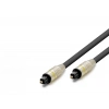 Fiber Optik Ses Kablosu 1.5 m Siyah HDX7804