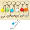 Çanta Süsü Gerçekçi Golf Tasarımlı Anahtarlık Kolye Golf Keychain