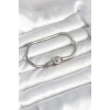 Gümüş Renk Pirinç Charm Bileklik TJ-BB8015