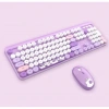 Hello Bear Mor Klavye Mouse Set