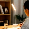 Masa Lambası İnce Uzun USBli Dokunmatik 3 Kademeli 360 Derece Göz Korumalı LED Lityum
