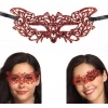 Kırmızı Dantel Masquerade Maskesi 9 No