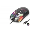Mouse 7200 Dpi Rgb Geometrik Desenli - Siyah G306B