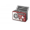 Nostaljik Bluetooth Fm Radyo Tws Usb Tf Aux Solar Şarjli El Fenerli Kamp Hoparlör H532UTS