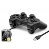 Pc Uyumlu Kablolu Usb Gamepad Oyun Kolu - Siyah W201S